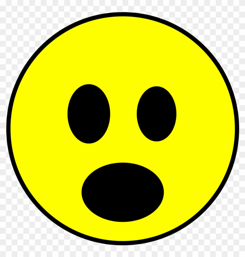 File - Surprised-smiley - Svg - Smiley Face Clipart #1362897