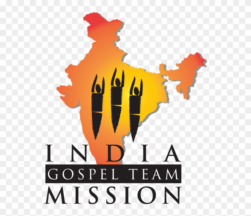 Christ Through Leadership Training, Worship Conferences, - India Map Silhouette Vector Clipart #1363112