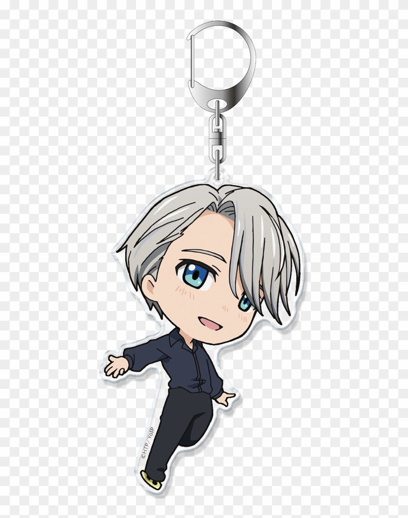 Yuri On Ice Chara On Acrylic Keychains - Cartoon Clipart
