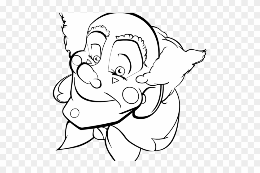 Drawn Clown Clown Face - Happy Drawings Of Clowns Clipart