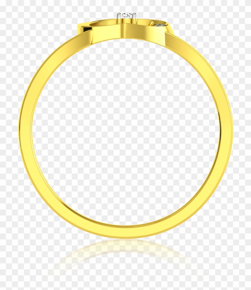 Rockrush 18k Yellow Gold Ring - Engagement Ring Clipart #1363981