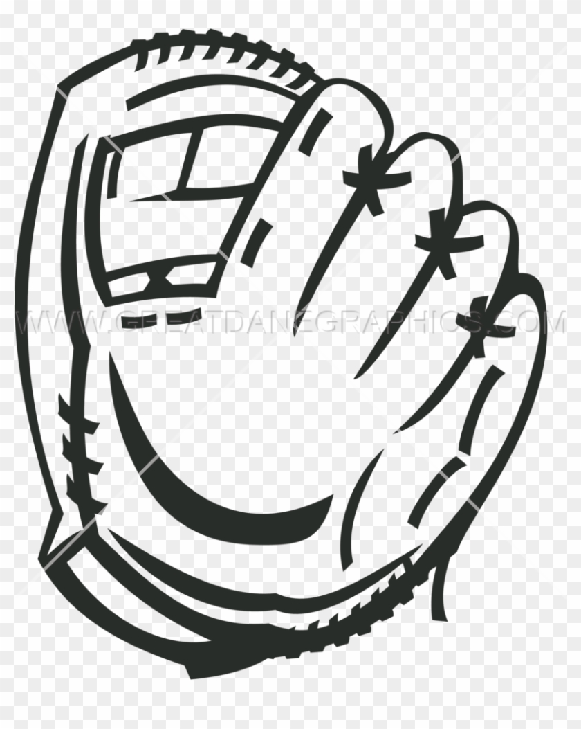 Drawn Baseball Svg - Clipart Baseball Glove Png Transparent Png #1364038