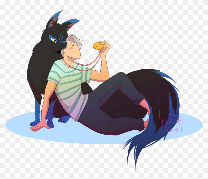 My Love Kitsune Chapter Tsunamijenn Yuri On Ice Png - Kitsune Yuuri Katsuki Clipart