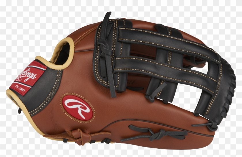 Rawlings Sandlot Series Leather Baseball Glove, Regular, - Rawlings 12.5 Outfield Glove Clipart