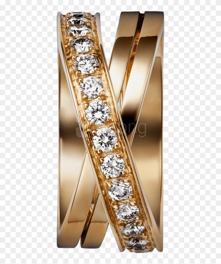 Free Png Download Gold Ring With Diamonds Clipart Png - B4095800 Transparent Png