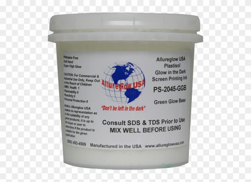 Allureglow Plastisol Ink Glow In The Dark Pale Green/ - Absolute Tool Clipart #1364689
