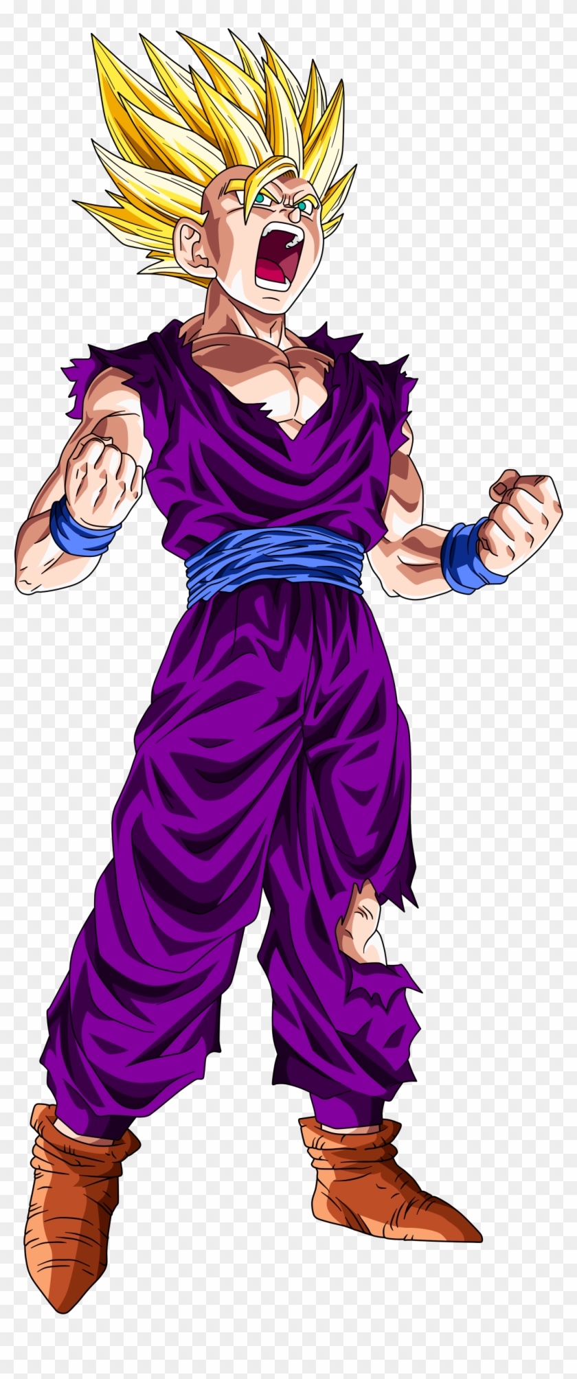 San Gohan Png Gohan Super Sayayin 2 Clipart 1364781 Pikpng