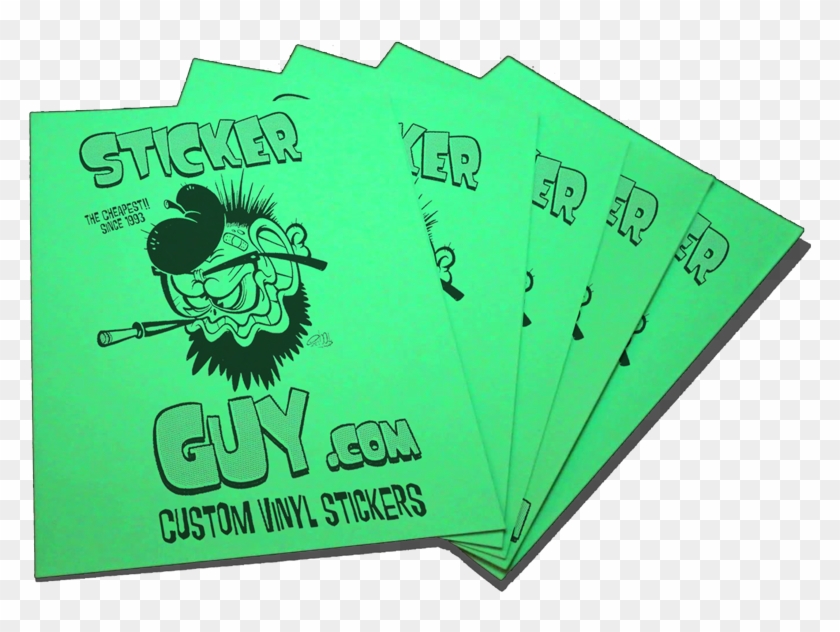 Glow In The Dark Stickers - Paper Clipart