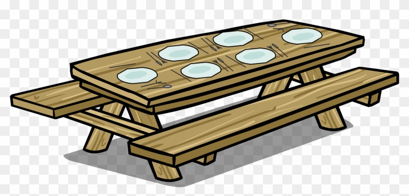 Families Clipart Picnic Table - Picnic Table Clipart Transparent - Png Download #1364815