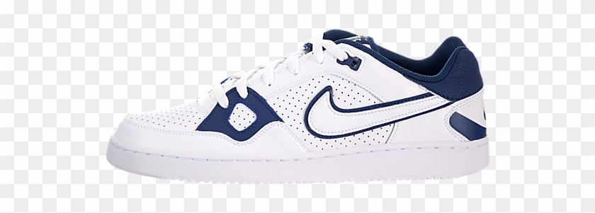 For Sales Men's Nike Son Of Force White / White Black - Sneakers Clipart #1364849