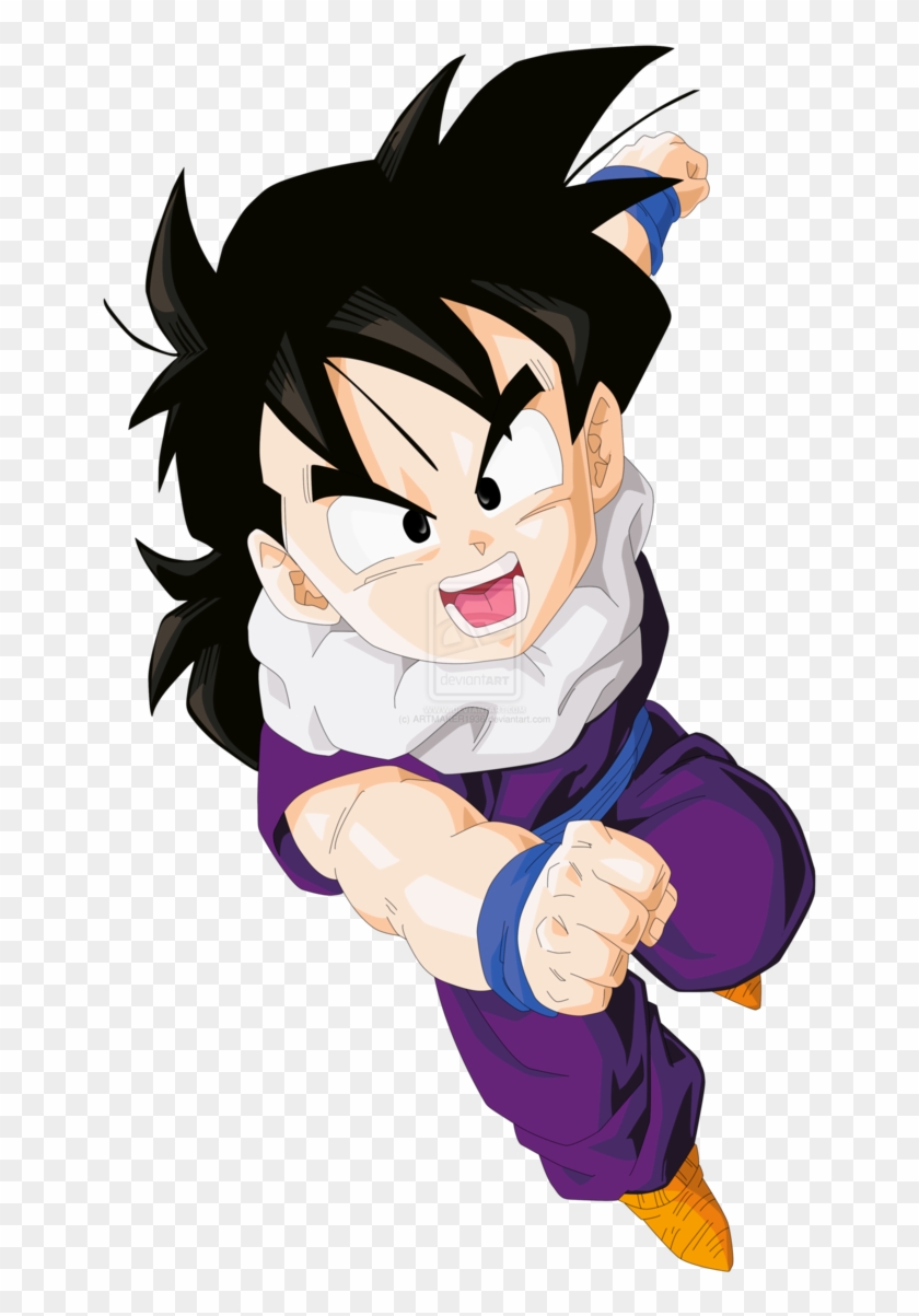 Gohan Kid By Artmaker1936-d650s00 - Gohan Niño Clipart #1364961