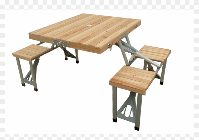 Picnic Foldable Table With Seats Clipart #1365108