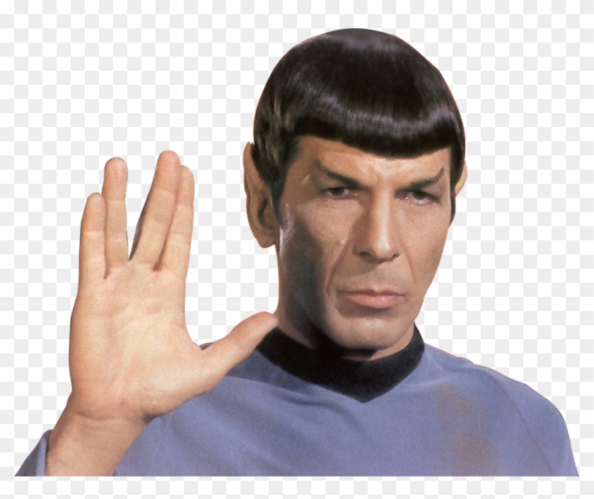 Spock Png - Spock Greeting Clipart #1365149