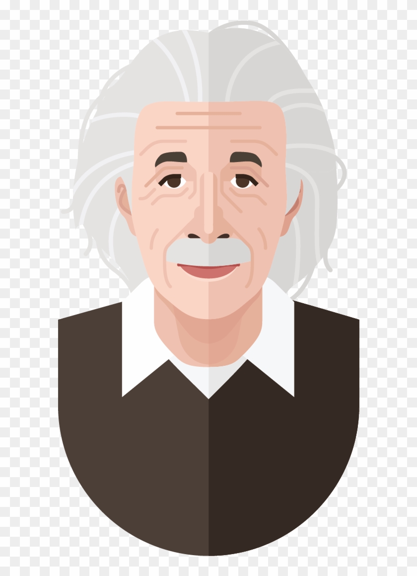 Albert Einstein Poster - Illustration Clipart