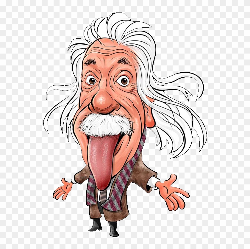 Einstein Dibujo Png - Caricatura Albert Einstein Clipart