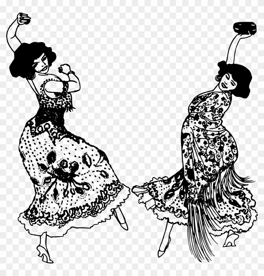 This Free Icons Png Design Of Spanish Dancers Clipart #1365529