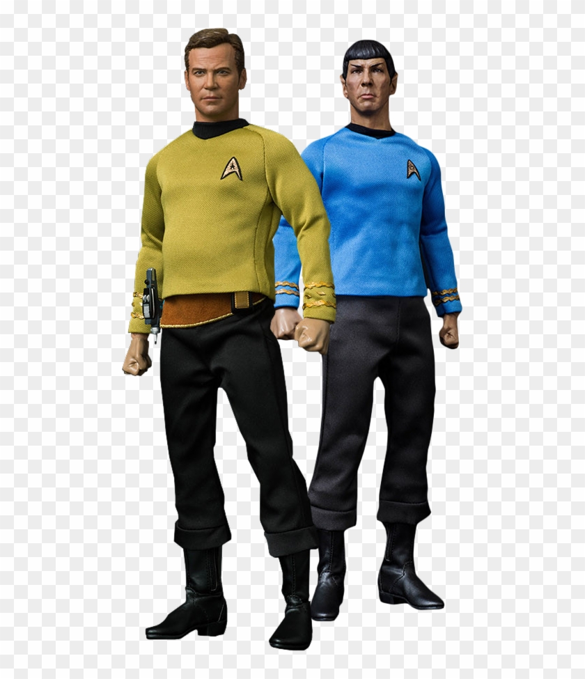 Kirk & Spock 1/6th Scale Exclusive Action Figure Bundle - Spock Png Clipart #1365685