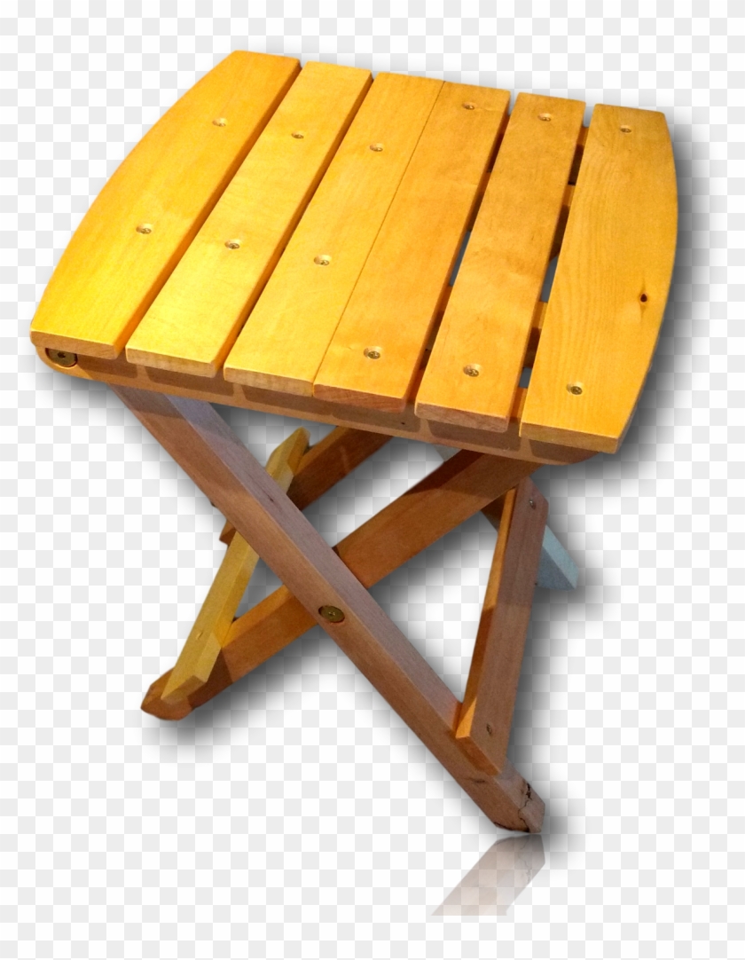 Huon Pine Folding Picnic Table - Picnic Table Clipart #1365754