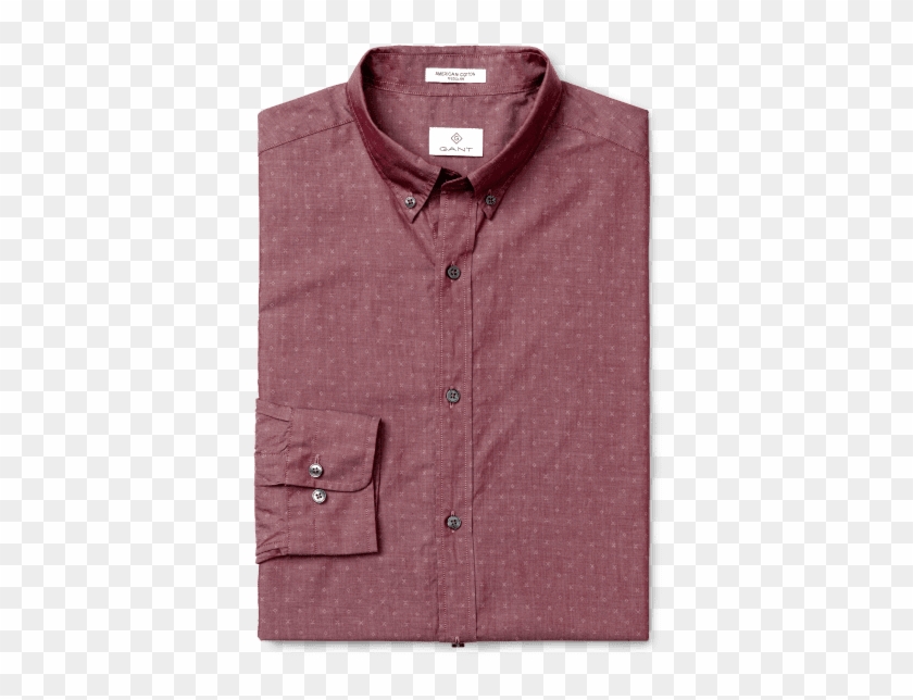 Regular Dobby Shirt - Button Clipart