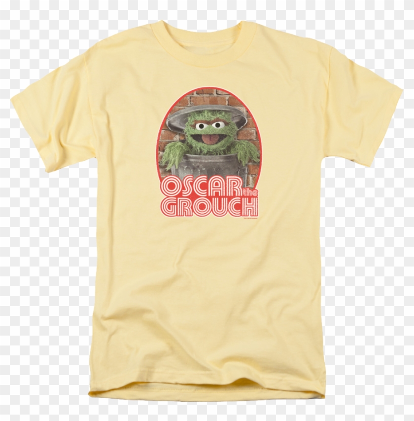 Retro Oscar The Grouch Sesame Street T-shirt - Toad Clipart #1365863