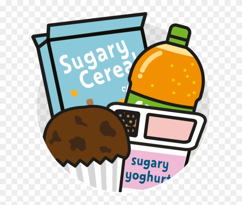 Unhealthy Foods For Kids Png Transparent Unhealthy - Food Clipart #1365976