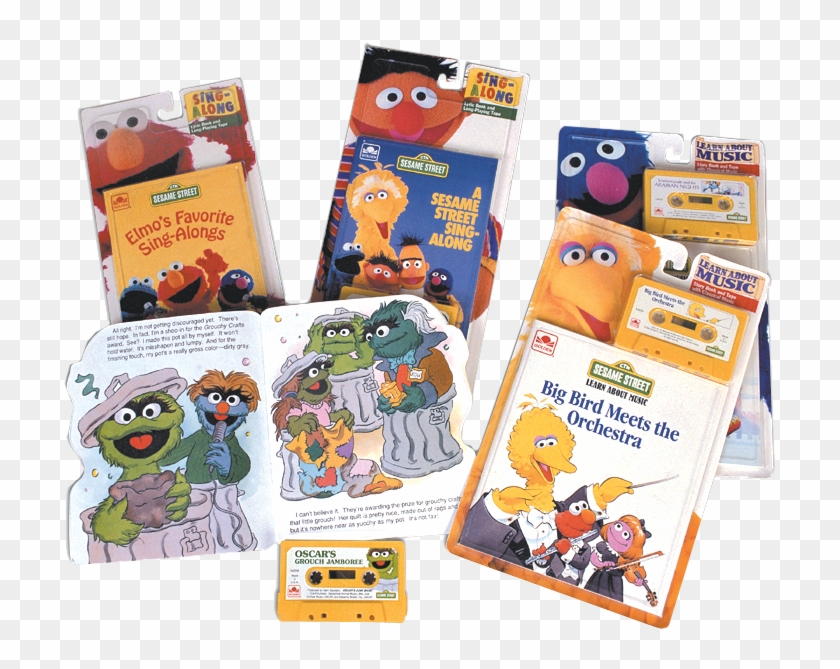 Logos, Covers, Packaging For Ctw - Sesame Street Oscar Grouch Jamboree Clipart #1366283