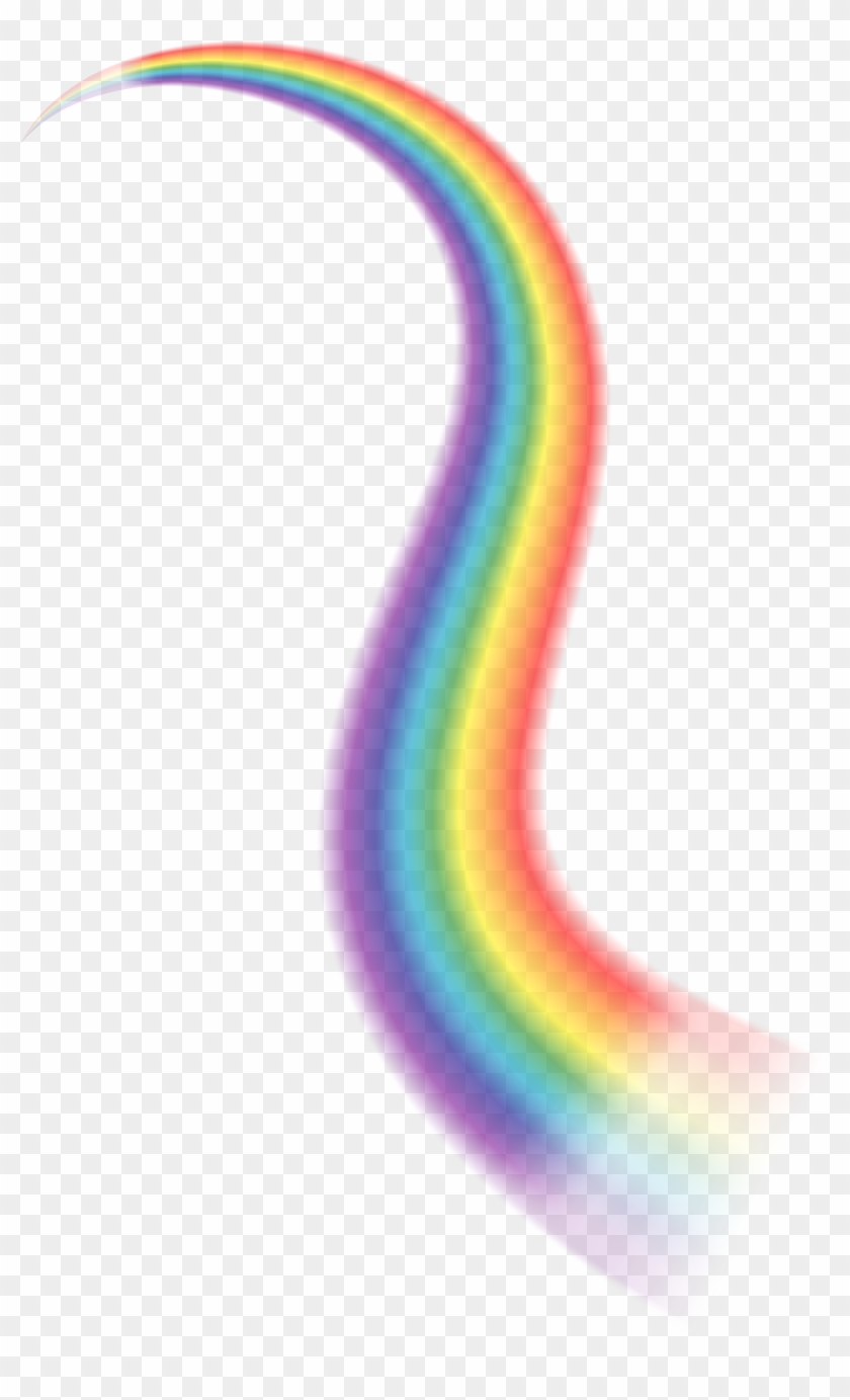 Rainbow Line Png Free Clip Art Image - Transparent Rainbow Line