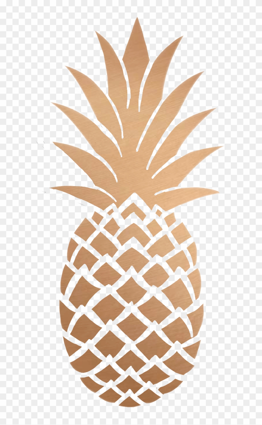 Sticker Pineapple Gold Interesting Art Tumblr Png Tumblr Clipart