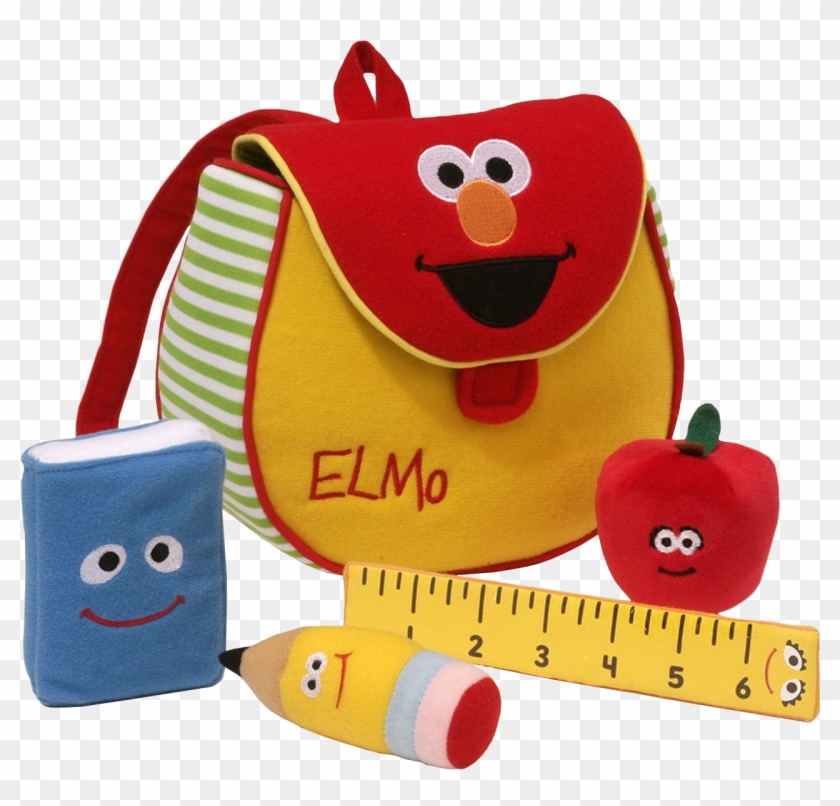 Sesame - Gund Sesame Street Elmo's Book Bag Clipart #1366550