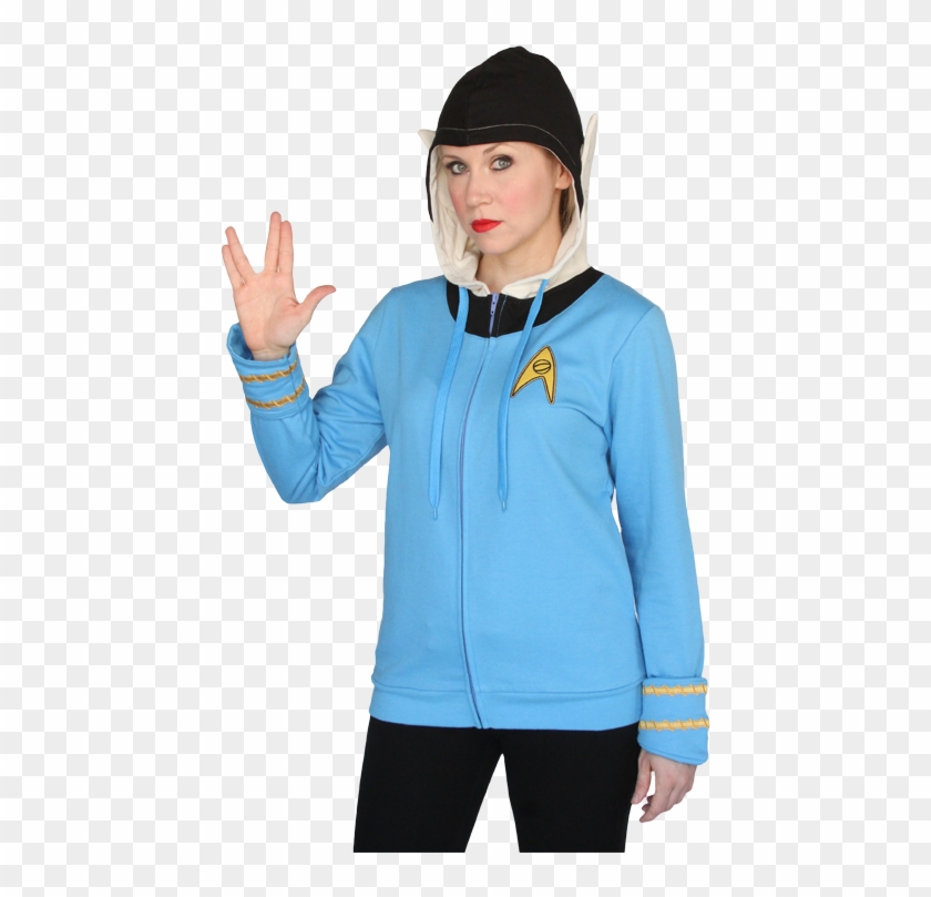 Spock Hoodie - Sudadera Star Trek Clipart #1366794