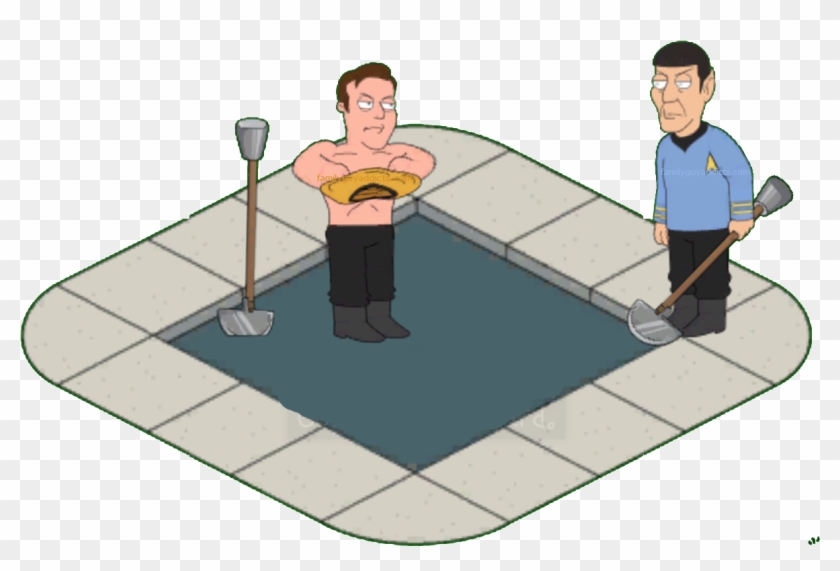 Captain Kirk Deul Spock - Spock Clams Down Clipart