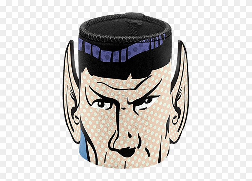Spock Ears Can Cooler - Illustration Clipart