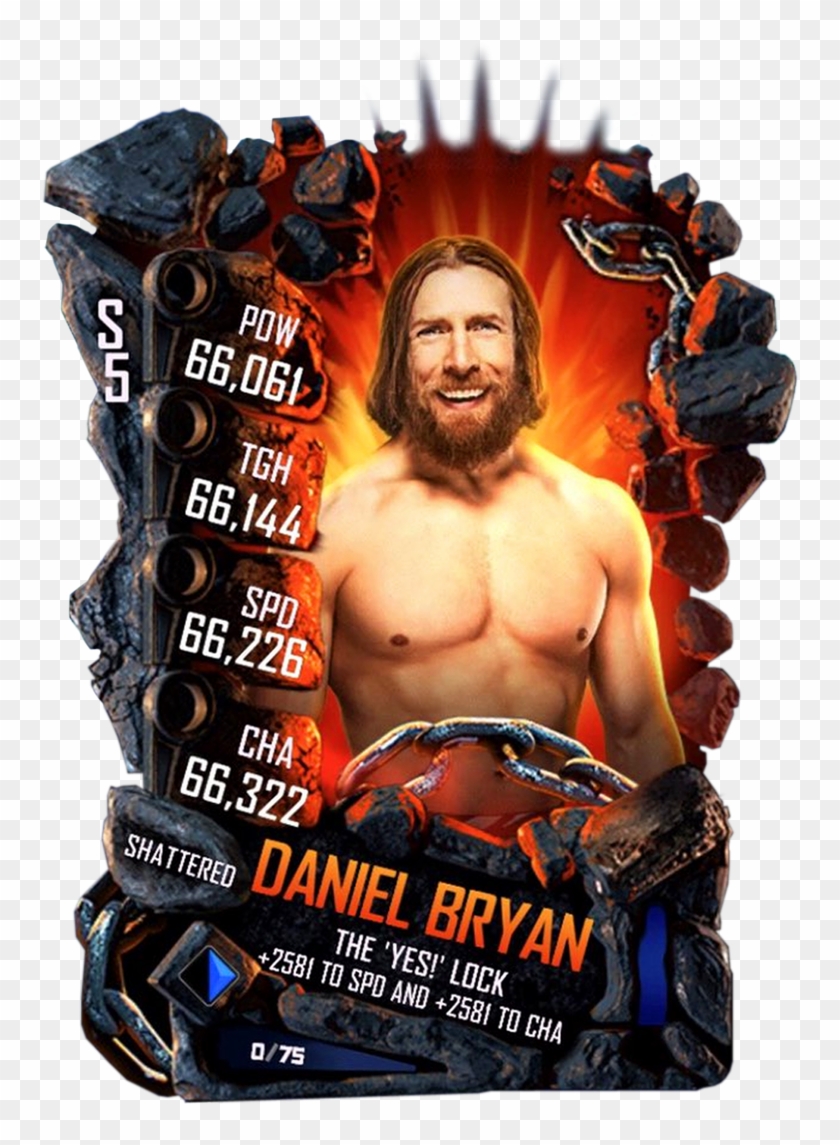 New Daniel Bryan Event Card And A Few More Awesome - Wwe Supercard Shattered Cards Clipart #1367276