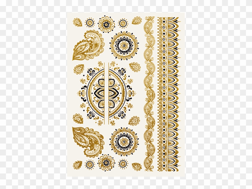 Ink Me Sticker Tattoos - Gold Tattoo Clipart