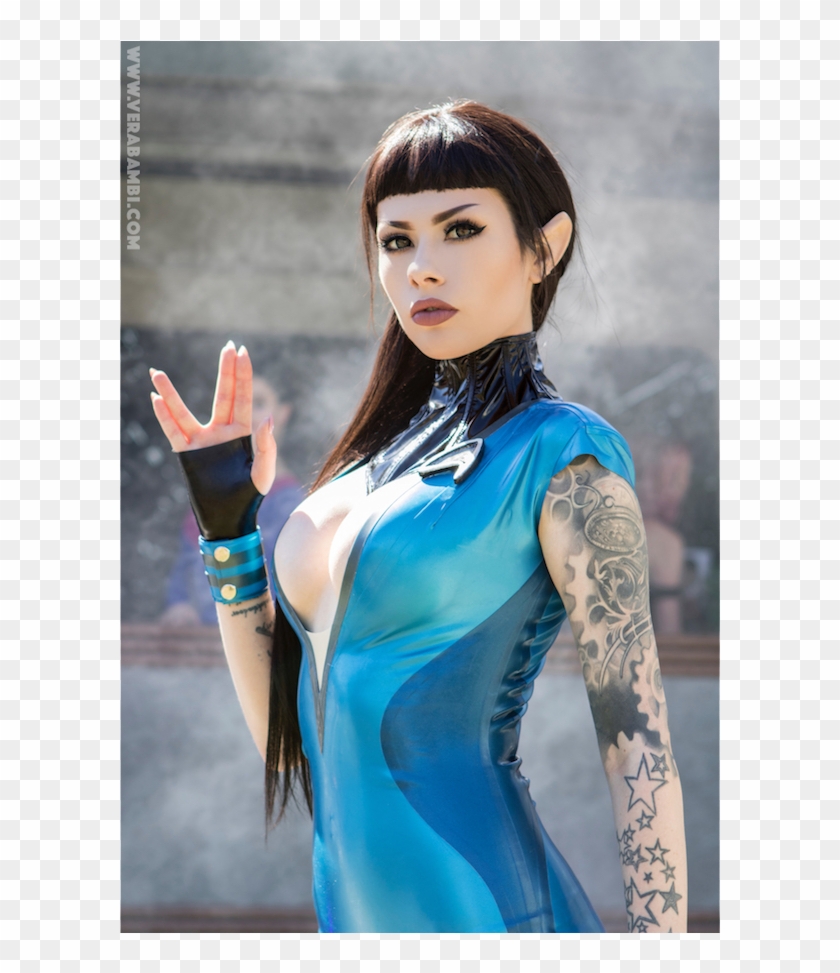 Illogical Spock - Star Trek Sexy Cosplay Clipart