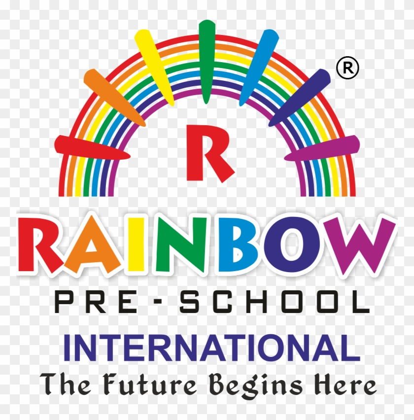 Rainbow Preschools International Logo - Rainbow International School Logo Clipart