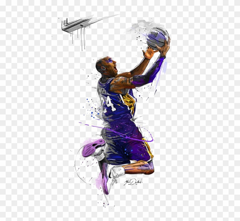 564 X 694 9 0 - Kobe Bryant Painting Clipart