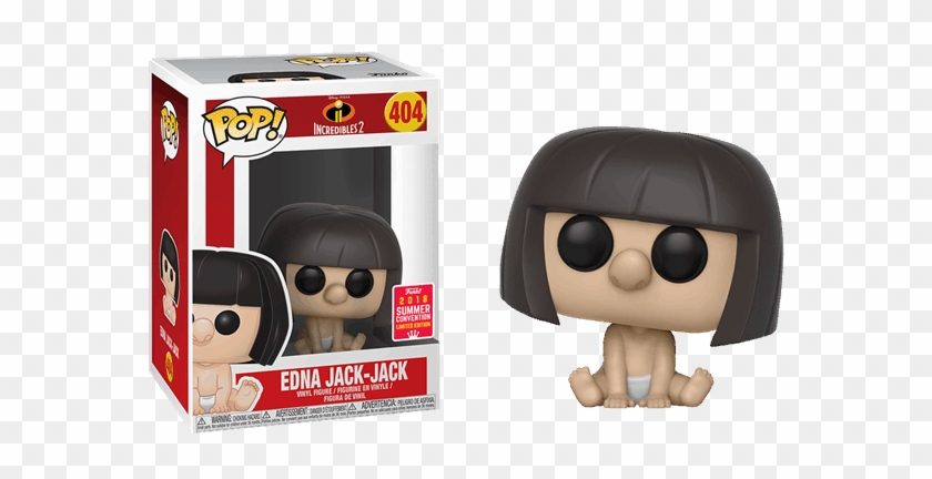 Edna Jack Jack Sdcc18 Pop Vinyl Figure - Funko Pop Incredibles 2 Jack Jack Clipart #1368031