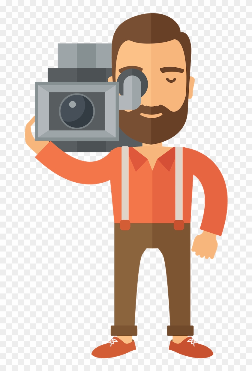 Home - 'air Drone - Videographer Cartoon Clipart #1368134