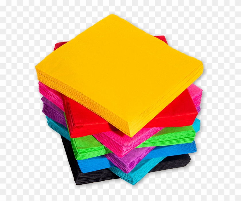 Color Paper Napkin Png , Png Download - Color Napkins Clipart
