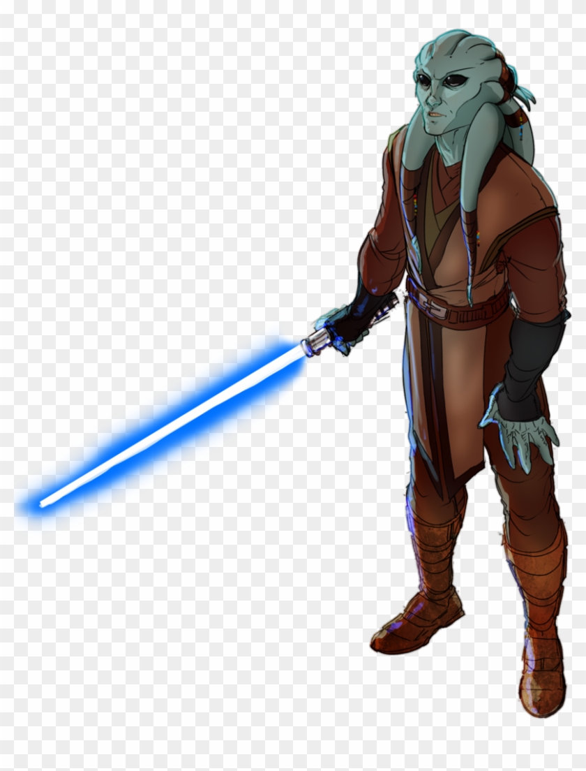 Ganrus Mako - Star Wars Rpg Jedi Character Clipart