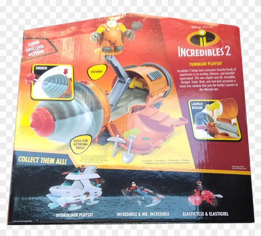 Incredibles 2 Underminer Vehicle - Action Figure Clipart