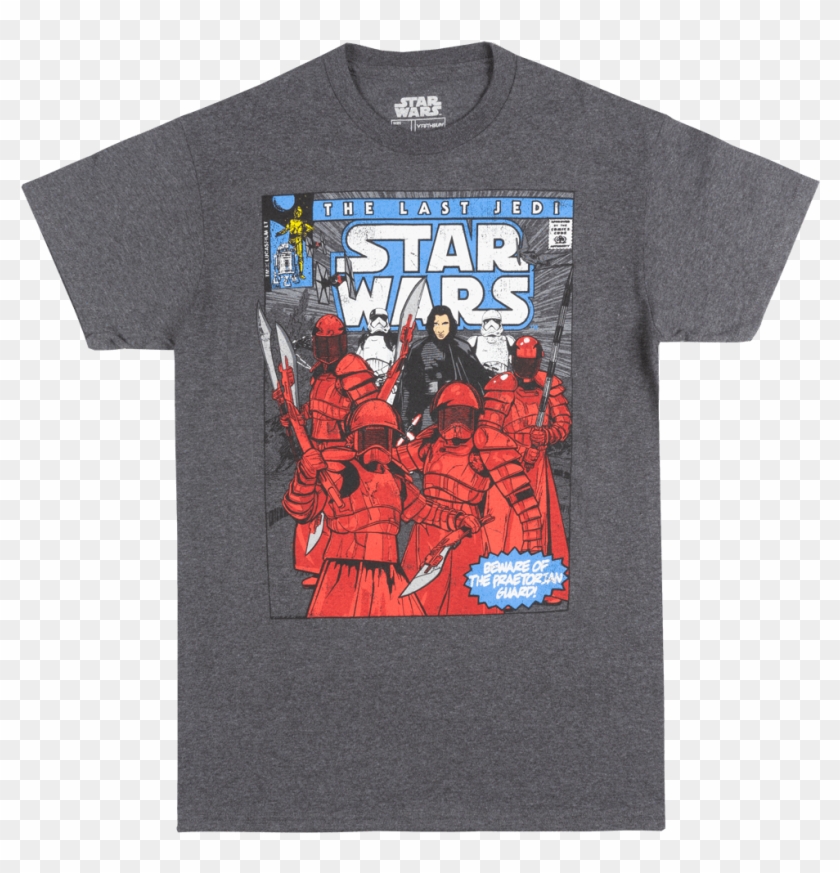 Star Wars The Last Jedi T-shirt Heather Charcoal Mens - Star Wars Comics Clipart