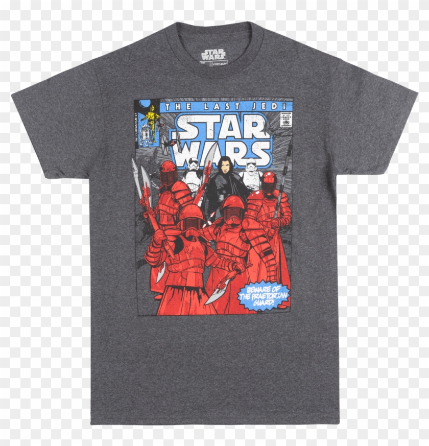 Star Wars The Last Jedi T-shirt Heather Charcoal Mens - Star Wars Comics Clipart #1368713