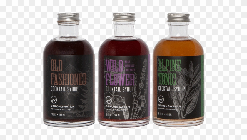 Cocktail Syrup Gift Set Strongwater - Bottle Clipart