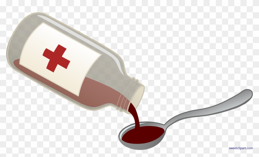 Syrup Clipart Transparent - Cough Syrup Clip Art - Png Download #1369036
