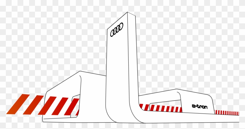 At The Formula E In Berlin On May 19, Audi Ag And Ltg - Audi E Tron Event Clipart