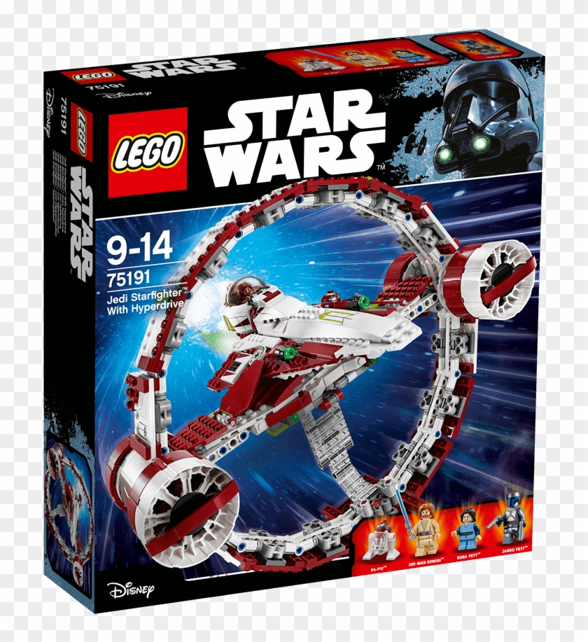 Lego Star Wars Jedi Starfighter™ With Hyperdrive - Lego Star Wars Jedi Starfighter Hyperdrive Booster Clipart #1369321