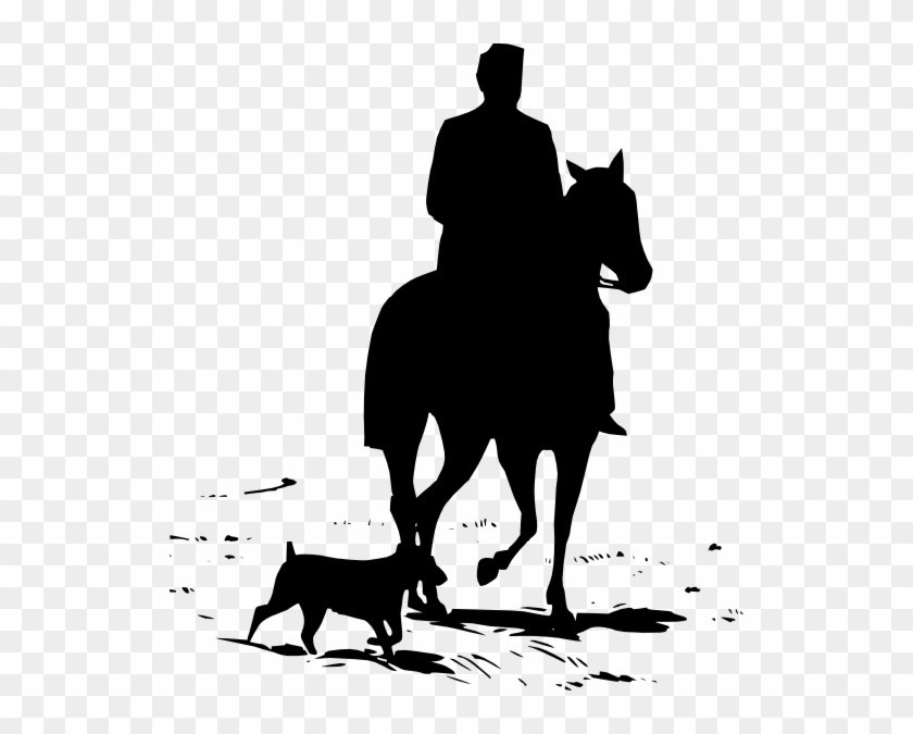 Cowboy Silhouette Png - He Coming Or Going Clipart #1369923