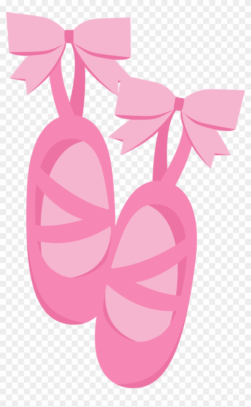 Festa Bailarina Rosa, Rótulo Caçulinha Bailarina Rosa, - Sapatinho De Bailarina Png Clipart #1370231